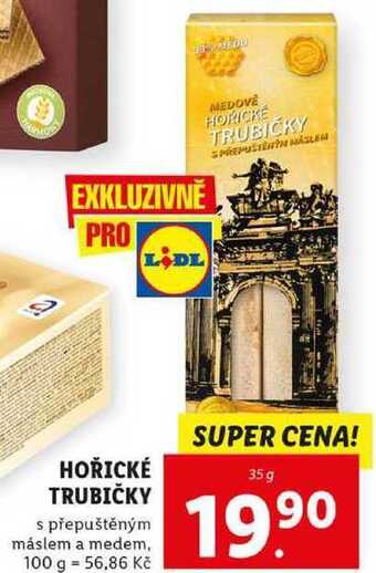 Lidl Hořické trubičky, 35 g nabídka