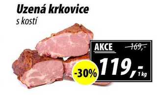 Uzená krkovice s kostí, 1 kg