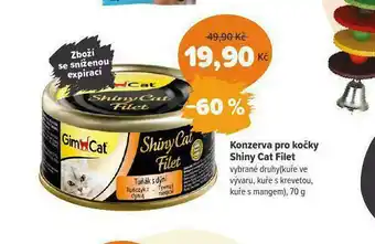 Konzerva pro kočky shiny cat filet