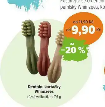 Pet Center Dentální kartáčky whimzees nabídka