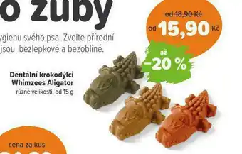 Dentální krokodýlci whimzees aligator