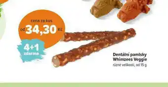 Pet Center Dentální pamlsky whimzees veggie nabídka