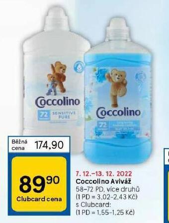 Tesco Coccolino aviváž nabídka