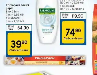 Tesco Primapack pečící papír nabídka