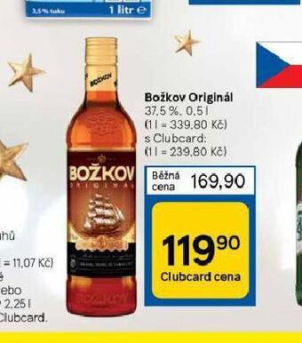 Tesco Božkov originál nabídka