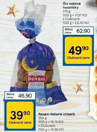 Tesco Penam večerní chlebík nabídka