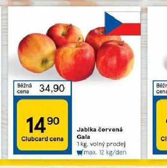 Tesco Jablka červená gala nabídka