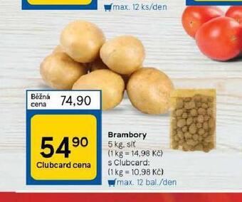 Tesco Brambory nabídka