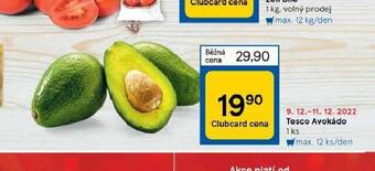 Tesco Avokádo nabídka