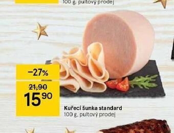 Tesco Kuřecí šunka standard nabídka