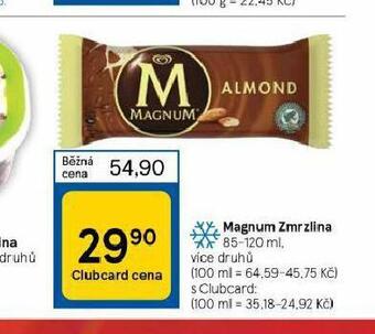 Tesco Magnum zmrzlina nabídka