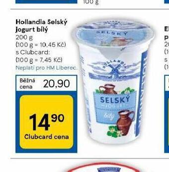 Tesco Hollandia selský jogurt bílý nabídka