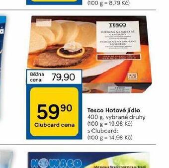 Tesco Tesco hotové jídlo nabídka