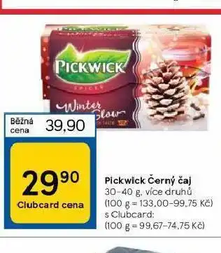 Tesco Pickwick černý čaj nabídka