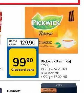 Tesco Pickwick ranní čaj nabídka