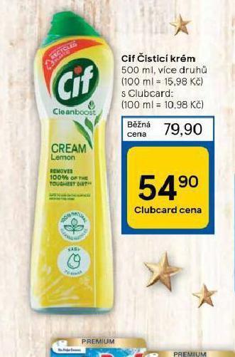 Tesco Cif čistící krém nabídka