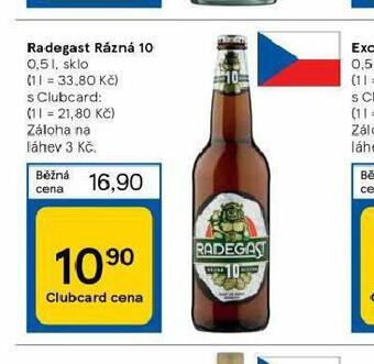 Tesco Pivo radegast rázná 10 nabídka