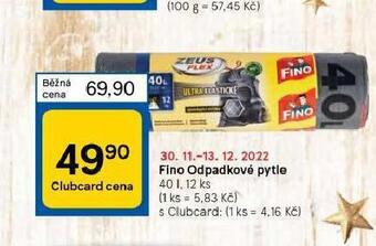 Tesco Fino odpadkové pytle nabídka