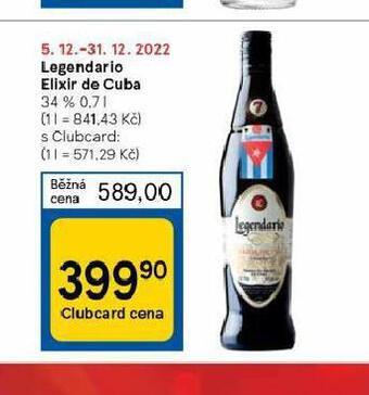 Tesco Legendario elixír de cuba nabídka