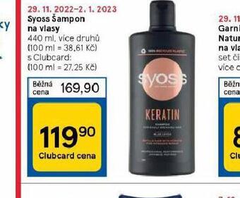 Tesco Syoss šampon nabídka