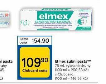 Tesco Elmex zubní pasta nabídka