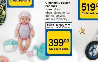 Tesco Gingham & button panenka s nočníkem nabídka