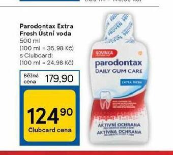 Tesco Parodontax ústní voda nabídka