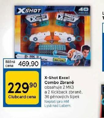 X-shot excel combo zbraně