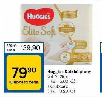 Tesco Huggies dětské pleny nabídka