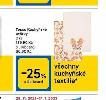 Tesco Tesco kuchyňské utěrky nabídka