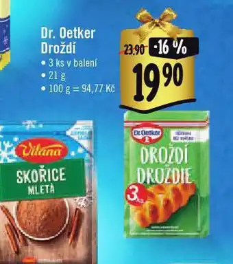 Jip Dr. oetker droždí nabídka