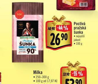 Albert Poctivá pražská šunka nabídka