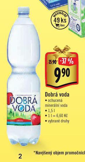 Albert Dobrá voda ochucená nabídka