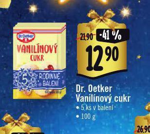 Albert Dr. oetker vanilínový cukr nabídka