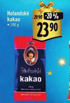 Albert Holandské kakao nabídka