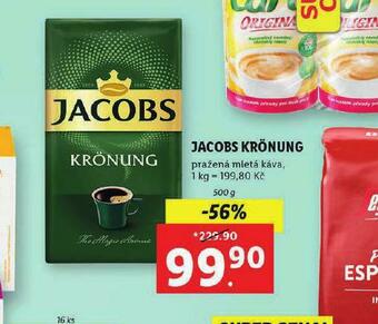 Lidl Káva jacobs krönung nabídka
