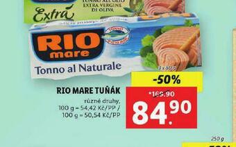 Lidl Rio mare tuňák nabídka