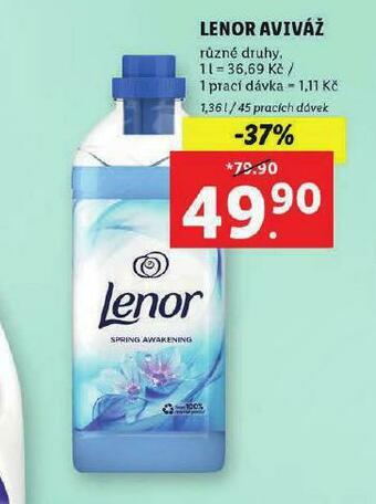 Lidl Lenor aviváž nabídka