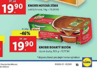 Lidl Knorr bohatý bujon nabídka