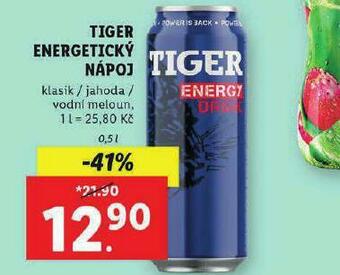 Lidl Tiger energetický nápoj nabídka