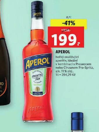 Lidl Aperol nabídka