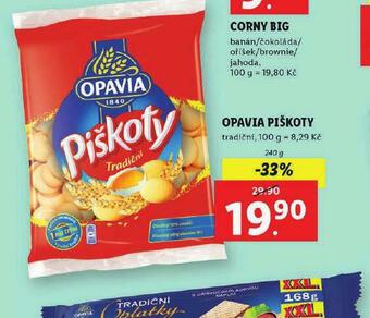Lidl Opavia piškoty nabídka