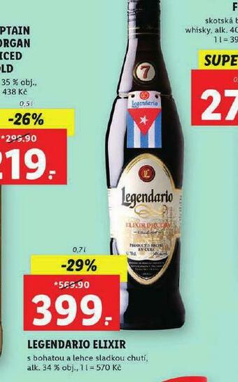 Lidl Legendario elixir nabídka