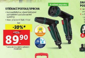 Lidl Stříkací pistole / sprcha nabídka