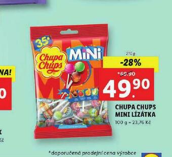 Lidl Chupa chups mini lízátka nabídka