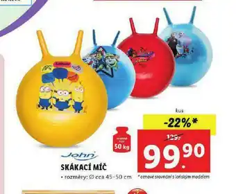 Lidl Skákací míč nabídka