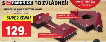 Magnetický uhelník / dvojitý magnet