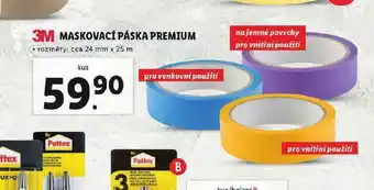 Lidl 3m maskovací páska premium nabídka