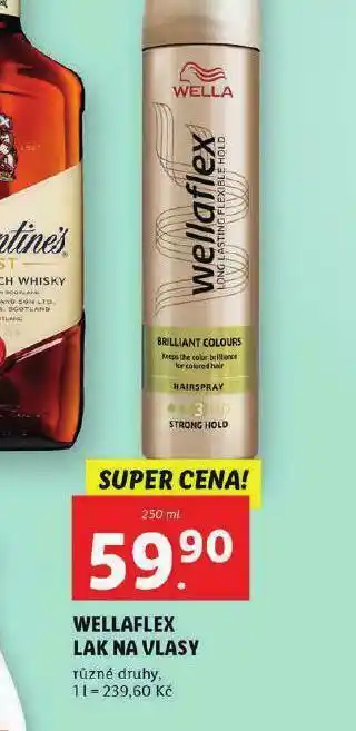 Lidl Wellaflex lak na vlasy nabídka