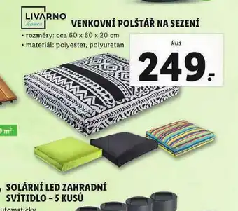 Venkovní polštář na sezení